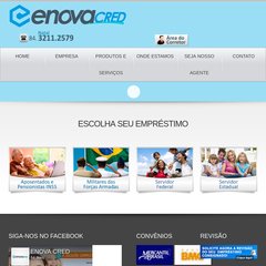 enovacred.com.br Empresa, Produtos e Serviços, Onde Estamos