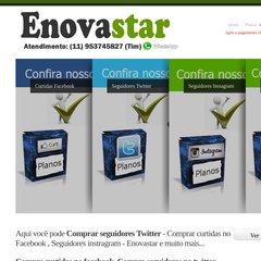 Comprar seguidores Twitter - Comprar curtidas no Facebook , Seguidores instragram - Enovastar