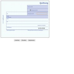 Wwwequittungde Quittung Online Ausdrucken