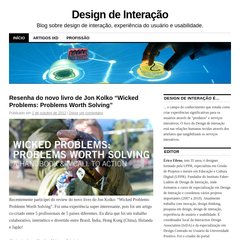 Design de Interação | Blog sobre design de interação, experiência do usuário