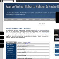 Estante Virtual Huberto Rohden & Pietro Ubaldi