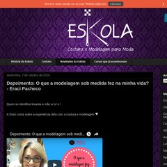 Eskola de Costura e Modelagem para Moda