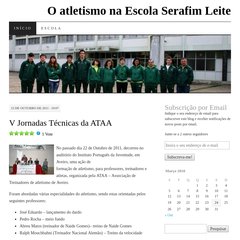  &larr; Artigos anteriores, V Jornadas Técnicas da&nbsp;ATAA, Follow