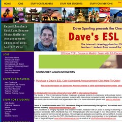 Dave's ESL Cafe