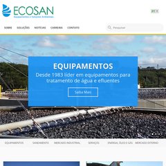 esmil.com.br ecosan, equipamentos, flutuantes