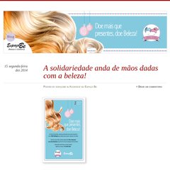  Comportamento, Conheça o Espaço Be, Espaço Be na Mídia, Espaço Debutantes