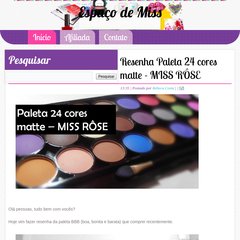 espacodemiss.blogspot.com Espaço de Miss, Início, Afiliada