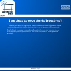 Esquadrisol - Esquadrias metálicas, portas e janelas em alumínio.