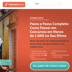 Esquemaria | Conteúdo de qualidade que simplifica sua forma de estudar