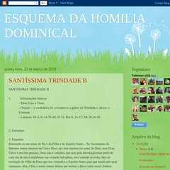 ESQUEMA DA HOMILIA DOMINICAL