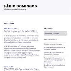 Fábio Domingos | Dicas Informática