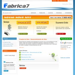 Fabrica7 - Cria&ccedil;&atilde;o de Sites - Desenvolvimento de Sites