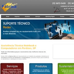 Assistência Técnica Notebook computadores em Perdizes-SP -- Fábrica Info --