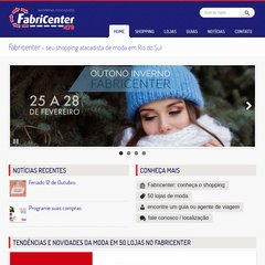 fabricenter.com.br Shopping, Lojas, Guias