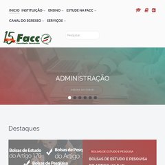  Início, Instituição, Vestibular, Cursos