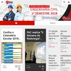 facsaoroque.com.br Processo Seletivo, Graduação FAC, Pós-graduação FAC