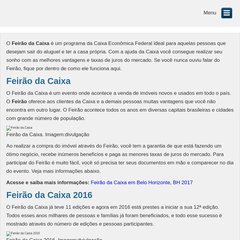 Feirão da Caixa 2013 - Casa Própria