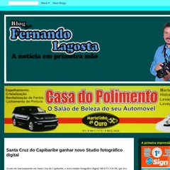  Início, Postagens (Atom), Fernando Lagosta, ▼ 