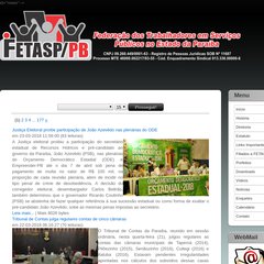 fetasppb.com.br Fetasppb, Federação dos Trabalhadores em Serviços Públicos no Estado da Paraíba