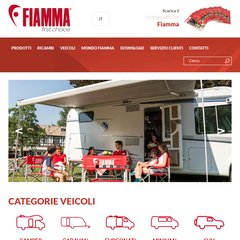fiamma.com Products, Points of sale, Club Fiamma