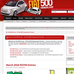 Fiat 500 Forum : US Fiat 500 Cinquecento Forums