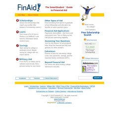FinAid! Financial Aid, College Scholarships and Student Loans