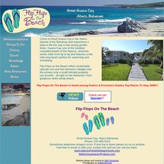 Flip Flops On The Beach - Guana Cay, Abaco, Bahamas