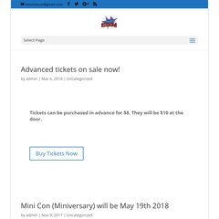 Mini Con (not just another Con) April 19th 10am- 6pm 2014