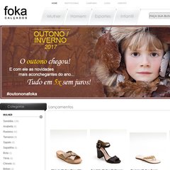 Calçados femininos, masculinos e infantis | Foka calçados
