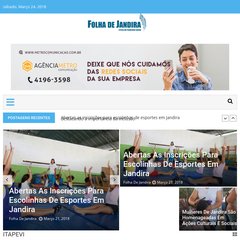 O Principal Jornal de Jandira! Folha de Jandira