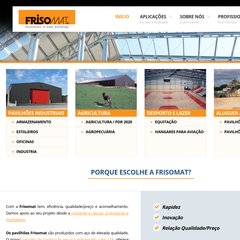  Produtos, Empresa, Contactos, Pavilhões Industriais