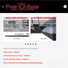frontrangeoffroadfab.com FRORF Store, Bulletin Board, log yourself in