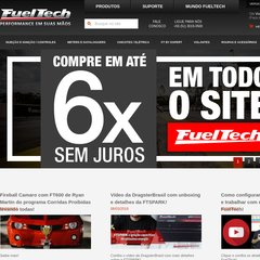 fueltech.com.br Meus pedidos, Carrinho, Sair