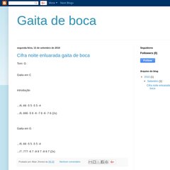 gaitadeboca01.blogspot.com Cifra noite enluarada gaita de boca, 05:32, 0 comentários