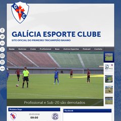 Galícia Esporte Clube – Site Oficial