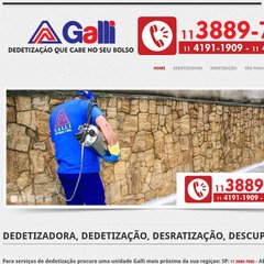 Desratização, dedetização e descupinização. É com a Dedetizadora Galli - 11 3228-3119