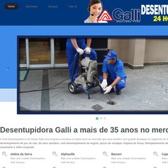 Galli Desentupidora 24 horas. Tel: 11 3228-3119