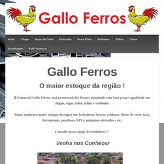 :: COMERCIAL GALLO FERROS LTDA. ::