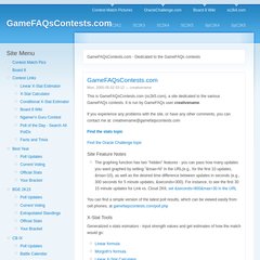 GameFAQsContests.com | Dedicated to the GameFAQs contests