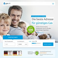 gas.de | Dauerhaft sparen. Mit günstigem Gas von gas.de