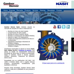 Gardner Denver Nash - Bombas de Vácuo e Compressores de Anel Líquido