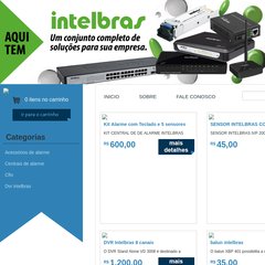  PAGINA INICIAL, TELEFONIA, CFTV - SEGURANÇA, PRODUTOS