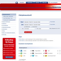 www.Geofox.de - Persönlicher Fahrplan