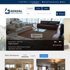 Gerdal Imóveis em São Paulo, imobiliária, apartamentos, casas em São Paulo