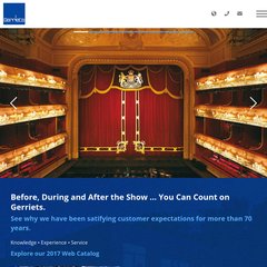 Theatrical Systems and Scenery Products : Theater Curtains, Track Systems, Projection