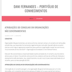 portfólio de conhecimentos