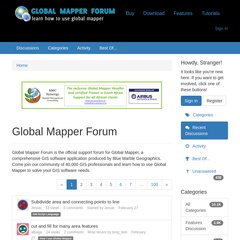 Global Mapper Forum - Learn how to Use Global Mapper
