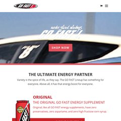 The Athlete's Energy Drink - Go Fast Sports and Beverage Co. - Worldwide sports