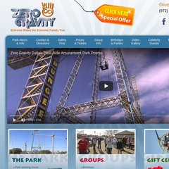 Dallas Attractions & Theme Parks in Texas - Zero Gravity Thrill Amusement Park in Dallas, TX