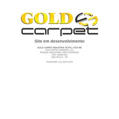 GOLD CARPET INDUSTRIA TEXTIL LTDA ME